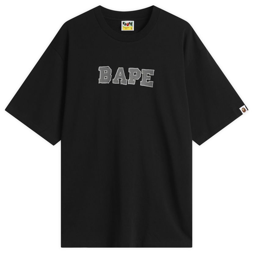 Majica BAPE T-Shirt Hand Drawn BAPE Logo Črna | 001TEL801320M-BLK