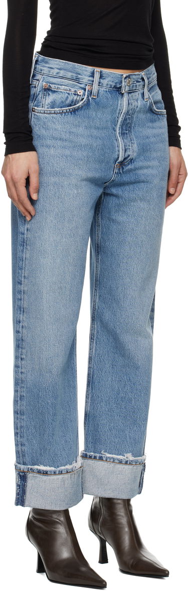 Kavbojke AGOLDE AGOLDE Fran Low Slung Straight Jeans Modra | A9157-1141, 1