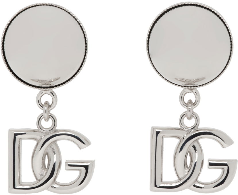 Uhani Dolce & Gabbana Dolce & Gabbana Kim Kardashian Edition DG Logo Drop Earrings Kovinski | WEQ2V3 W1111