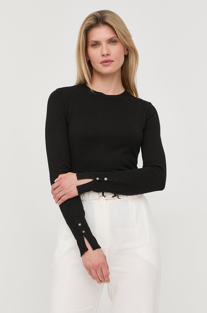 Pleteni pulover GUESS Elinor Sweater Črna | W2YR30.Z2V62, 0
