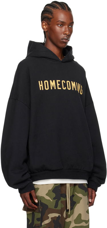 Pulover Fear of God Heavyweight Hoodie With Logo Print Črna | 192BT244810F, 1