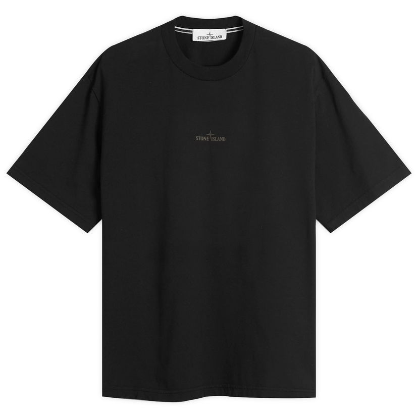 Majica Stone Island Men's Industrial Print T-Shirt, Size Large Črna | K2S152100037-S0241-V0029