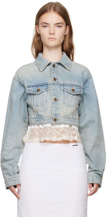 Jakna We11done Cropped Denim Jacket Modra | WD-DJ2-24-337-W-SK, 0