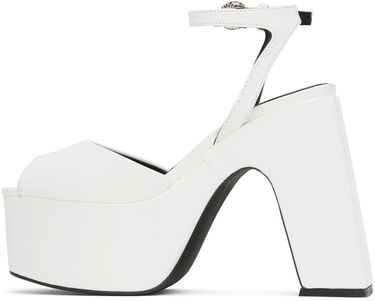 Superge in čevlji Coperni Bridge Platform Sandals Bela | COPSH14463, 2