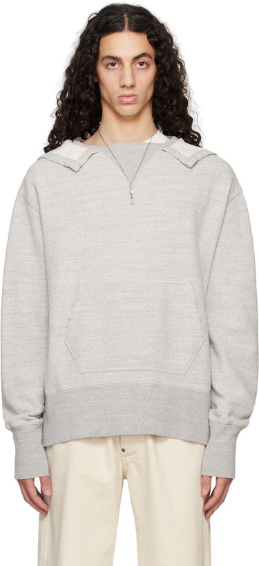 Pulover Maison Margiela Maison Margiela Stamp Logo Hoodie Siva | S50GU0231 M25015, 0