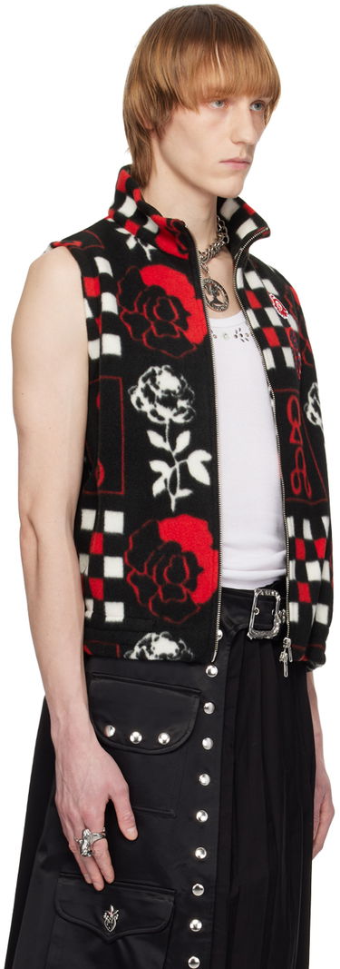 Telovnik Chopova Lowena Print Fleece Vest Črna | 4042M, 1