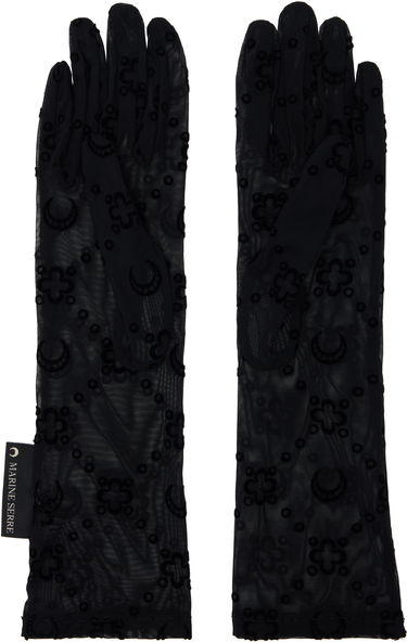 Rokavice Marine Serre Marine Serre Recycled Mesh Flock Long Gloves Črna | WSA027A CJER0005, 1
