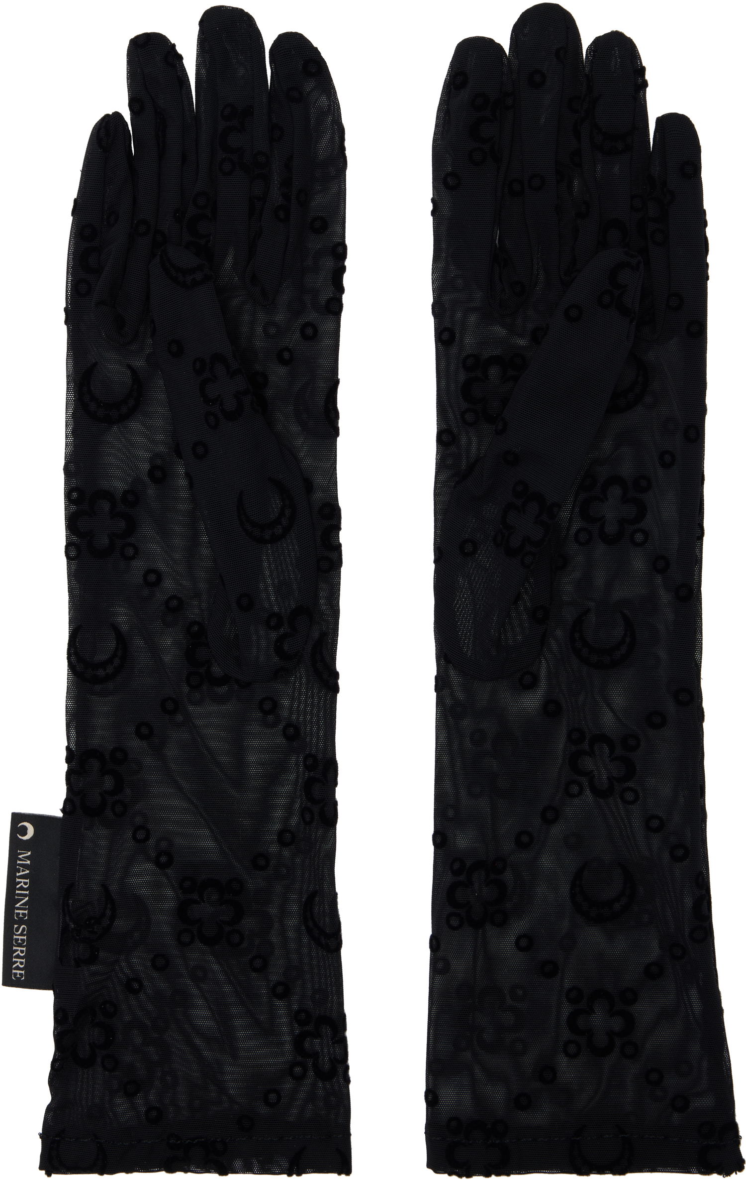 Rokavice Marine Serre Marine Serre Recycled Mesh Flock Long Gloves Črna | WSA027A CJER0005, 1