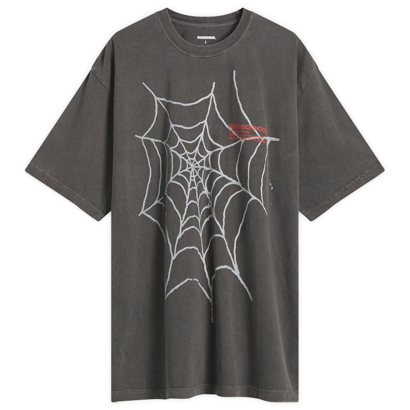 Majica Neighborhood Neighborhood SS-7 Graphic T-Shirt, Size Large Siva | 251PCNH-ST07-BLK