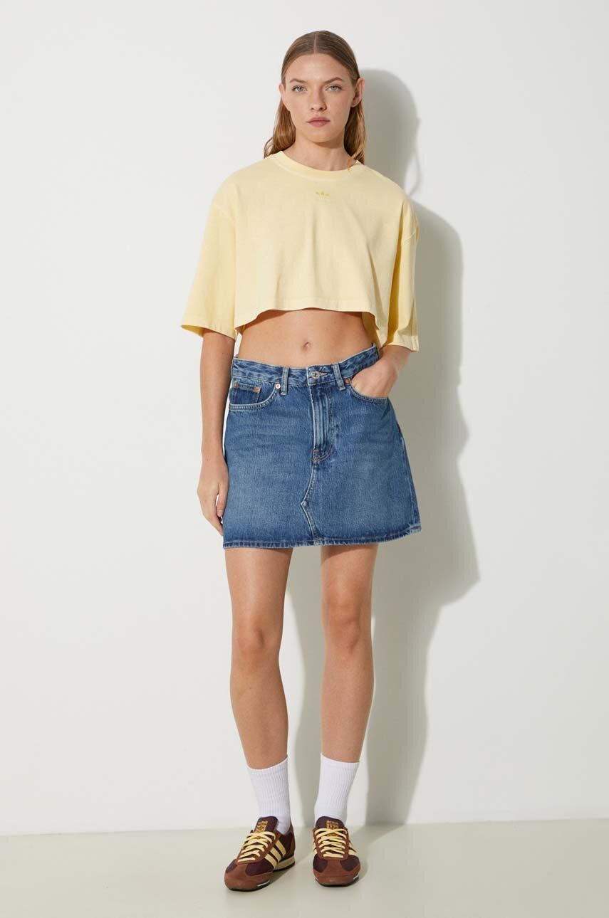 Krila Samsoe Samsoe Samsoe Samsoe SASHELLY Mini Denim Skirt Modra | F24200020, 1