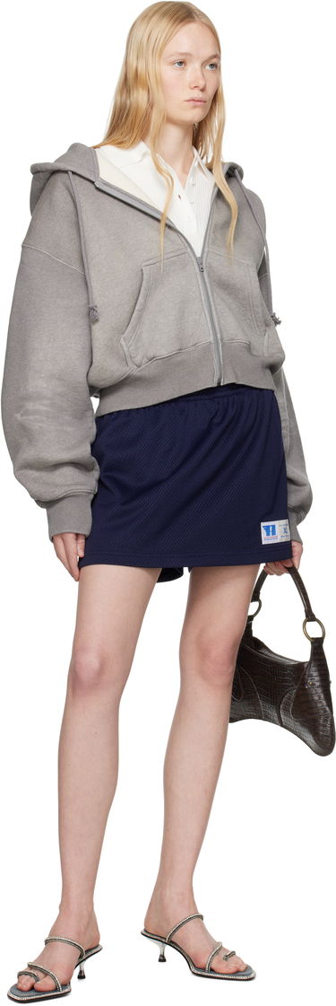 Krila Alexander Wang Alexander Wang Deconstructed Athletic Mesh Skort Mornarica | 1CC2255101, 3