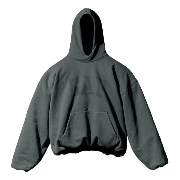 Pulover GAP Yeezy Gap Engineered By Balenciaga Dove Hoodie Siva | 460551-02