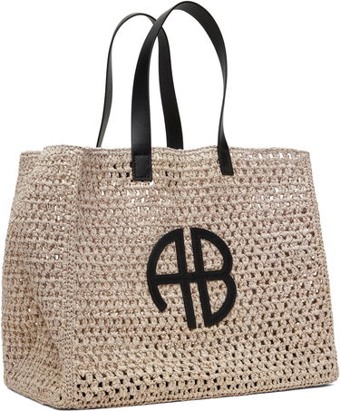 Tote bag Anine Bing Large Crochet Tote Bag Bež | A-13-2158-022, 4