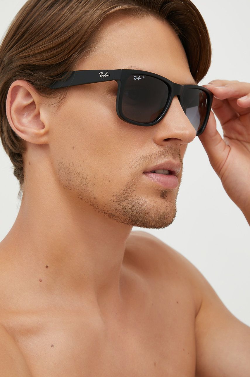 Sončna očala Ray-Ban JUSTIN Sunglasses Črna | RB4165.622/T3, 0