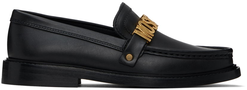 Oblačila Moschino Moschino College Loafers Črna | MA10362C1I MF0 000
