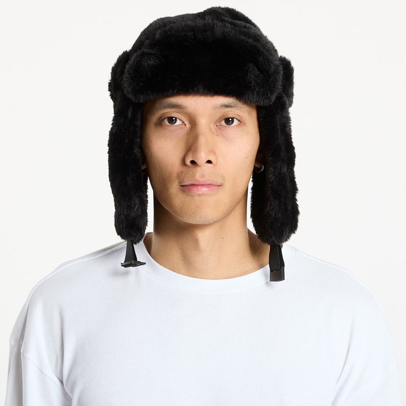Klobuk RIPNDIP RIPNDIP Astro Aviator Faux Fur Trapper Hat Črna | RNDFALL25153