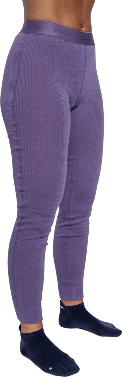 Nogavice SWIX SWIX RaceX Merino Baselayer Pants Lila | 10123-23-80120