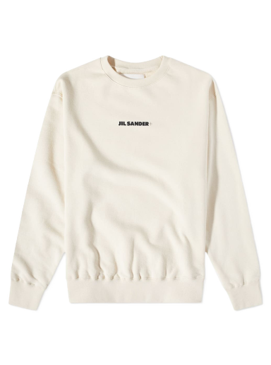 Pulover Jil Sander Plus Logo Crew Sweat Bež | J47GU0001-J20010-279