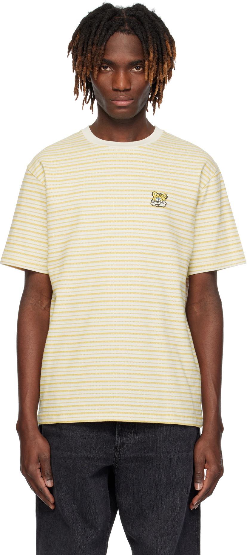 Majica KENZO Kenzo Paris VERDY Edition Embroidered T-Shirt Bež | FF55TS4974SD