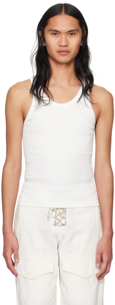 Majica brez rokavov Dion Lee Rivet Fitted Tank Top Bela | C3169PS24, 0