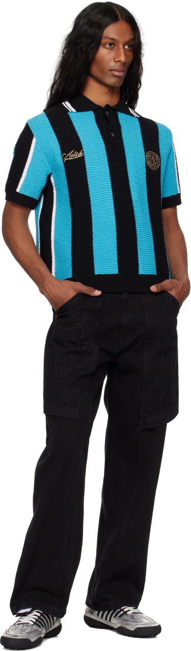 Polo majica Andersson Bell Andersson Bell Stripe Soccer Polo Sweater Modra | atb1325m, 3