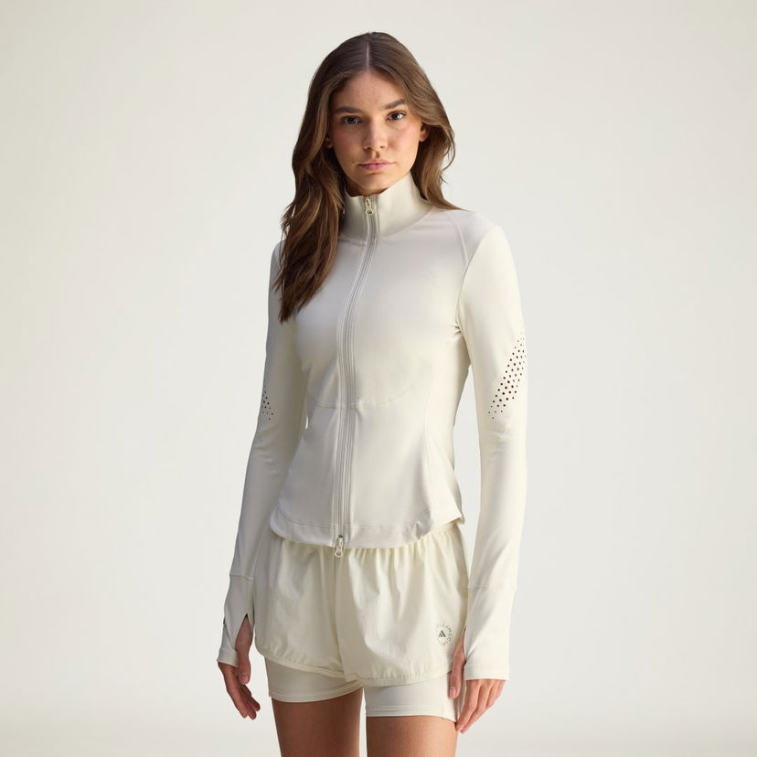 Jakna adidas Performance adidas by Stella McCartney Full-Zip Long Sleeve Training Mid-Layer Bela | JM1397