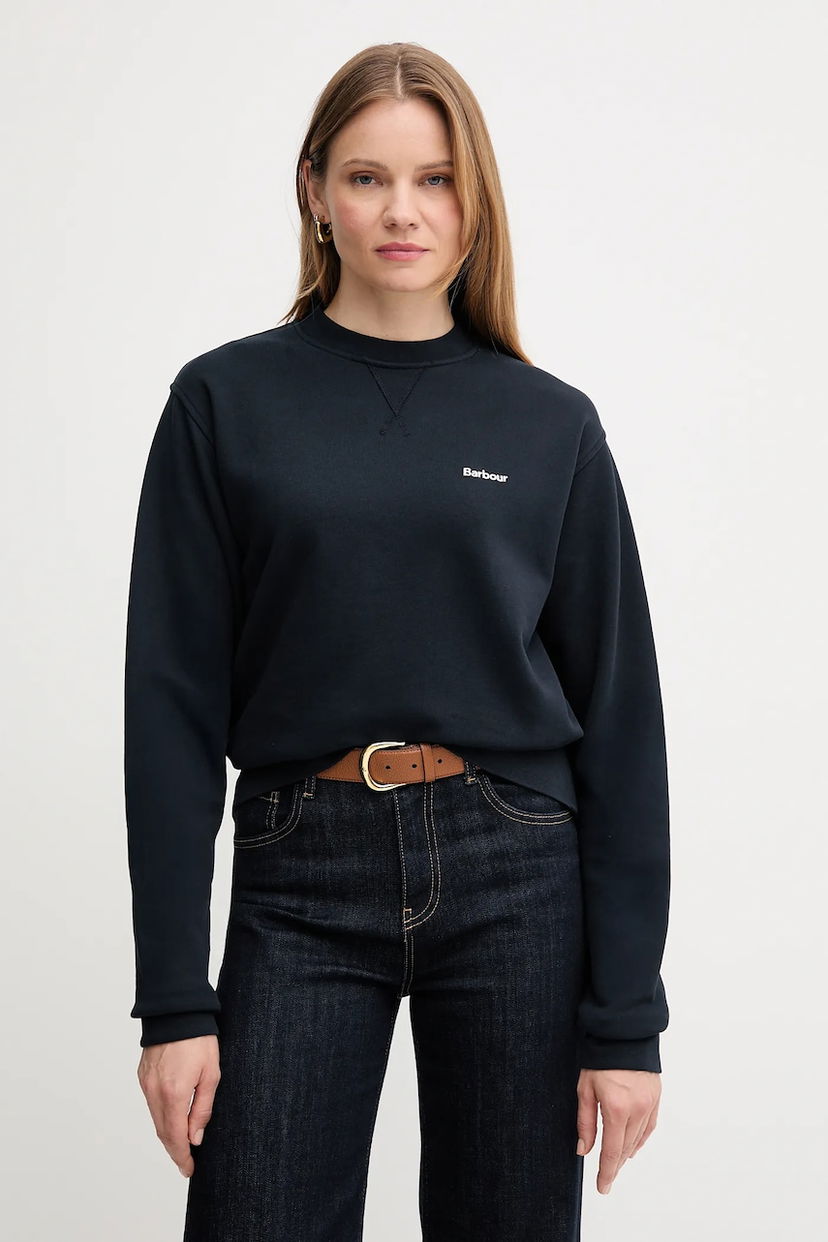 Pulover Barbour Barbour Crew Neck Sweatshirt Mornarica | LOL0623