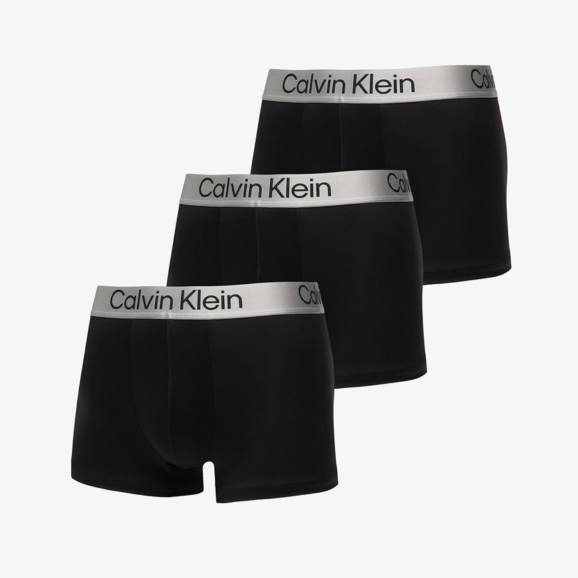 Boksarice CALVIN KLEIN Trunk 3-Pack Black Črna | LV00NB4269 UB1
