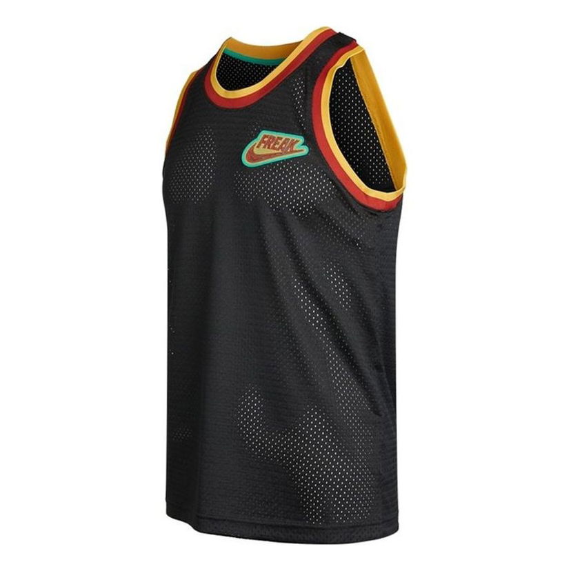 Majica brez rokavov Nike Giannis Freak Contrasting Basketball Jersey Črna | DA5685-010