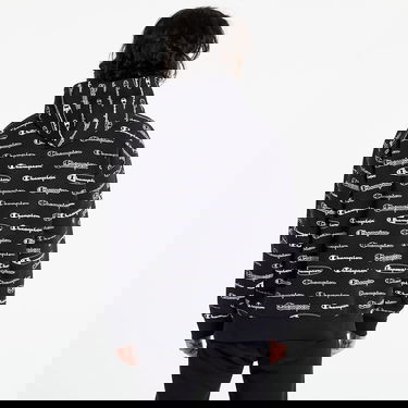 Pulover Champion All-Over Script Logo Črna | 217259-CHA-KL001, 1