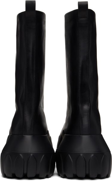 Oblačila Rick Owens Rick Owens Hollywood Flared Mega Tractor Boots Črna | RU01E5864 LOO, 1