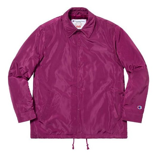 Vetrovka Supreme Crossover Solid Coach Jacket Lila | SUP-FW18-389