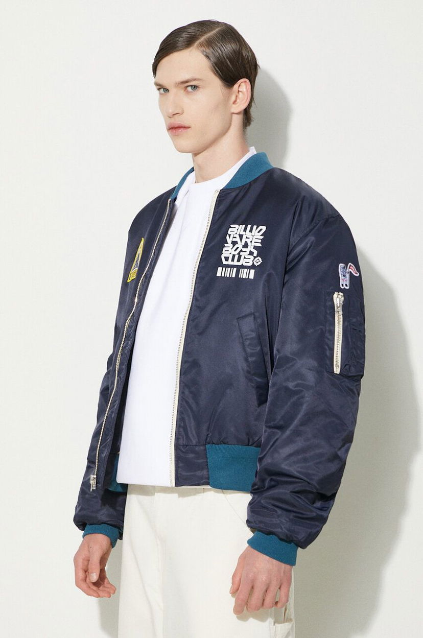 Bomber jakna BILLIONAIRE BOYS CLUB Billionaire Boys Club Outerbanks Bomber Jacket Mornarica | B24202