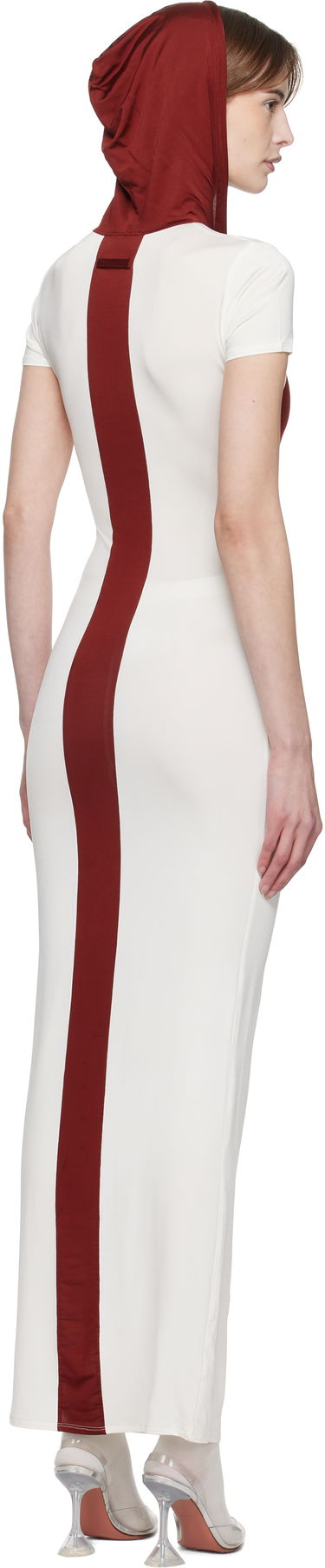 Obleke Jean Paul Gaultier Jean Paul Gaultier 'The Chevrons' Maxi Dress Bela | 25/33-F-RO346P-J084-0128, 2