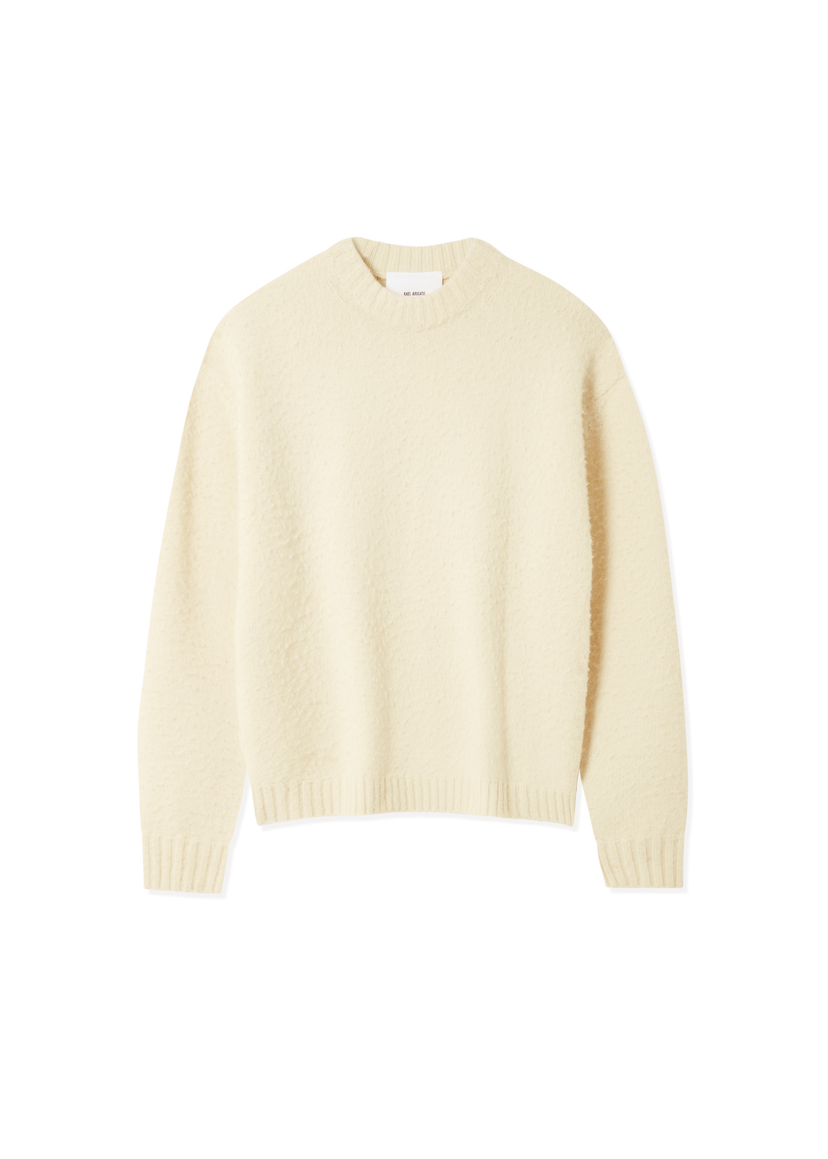Pleteni pulover AXEL ARIGATO Miles Textured Sweater Bež | A3412002