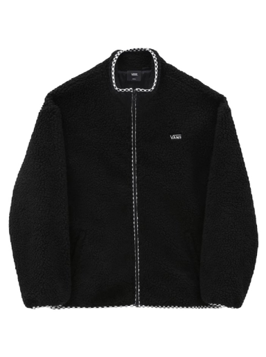 Jakna Vans Griffen Sherpa Zip Jacket Črna | VN0A7RP1BLK