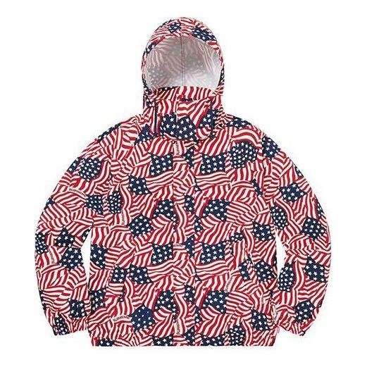 Vetrovka Supreme Raglan Court American Flag Print Jacket Večbarvna | SUP-SS20-551