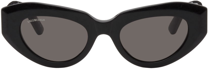 Sončna očala Balenciaga Black Rive Gauche Cat Črna | BB0236S-001