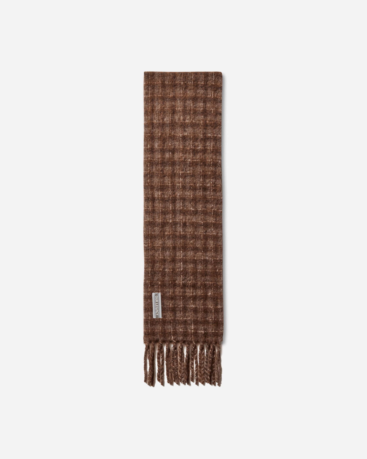 Šala OUR LEGACY Our Legacy Estate Check Scarf Rjava | A4258EBF 001, 1