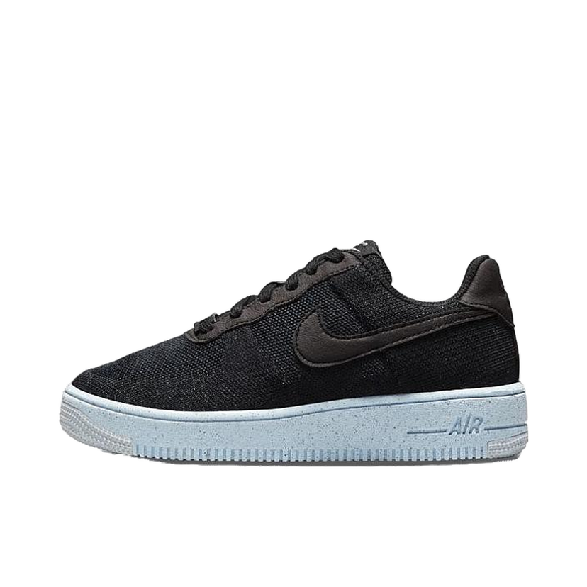 Superge in čevlji Nike Air Force 1 Crater Flyknit "Black Chambray Blue" GS Črna | dh3375-001