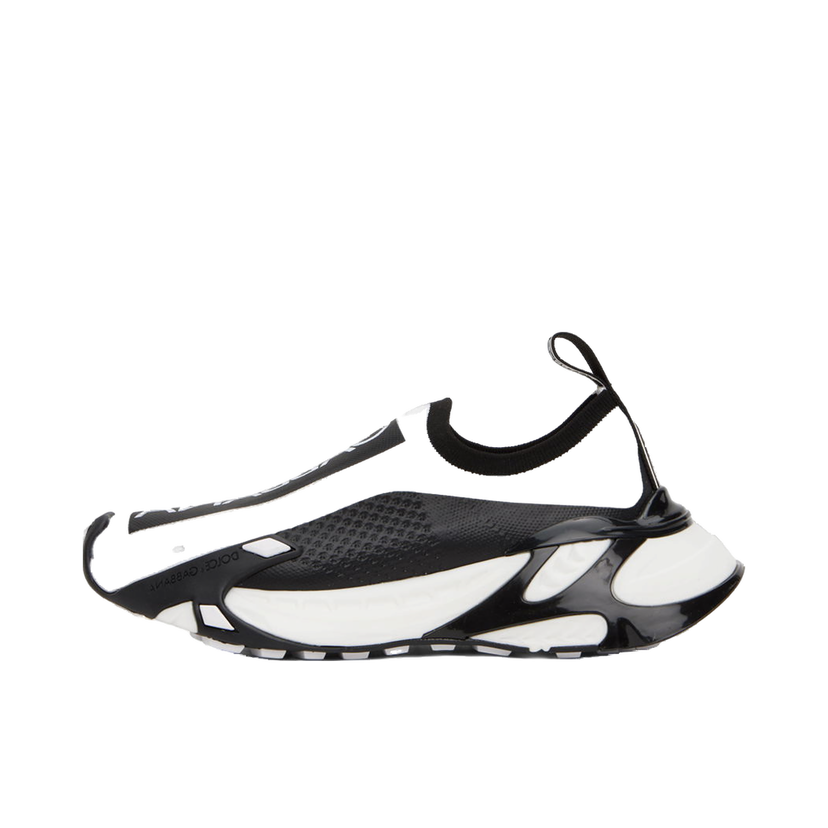 Superge in čevlji Dolce & Gabbana White & Black Sorrento Sneakers Bela | CK2172 AH414
