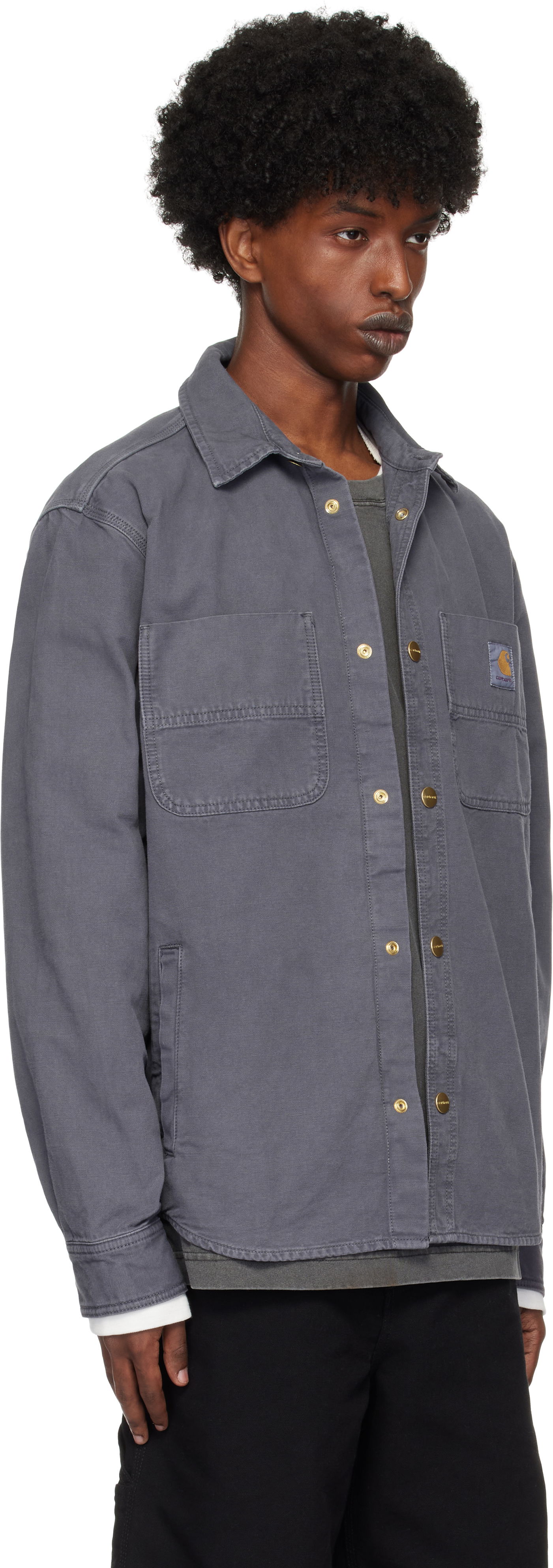 Srajce Carhartt WIP Work In Progress Conro Shirt Siva | I033767, 1