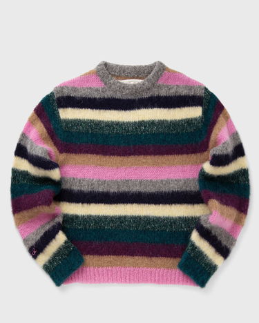 Pleteni pulover ERL Striped Alpaca Crewneck Knit Večbarvna | ERL11N002-1, 0