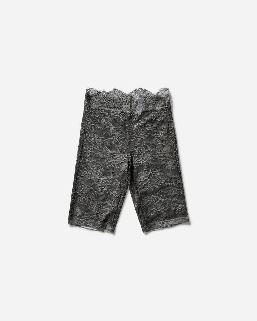 Kratke hlače GUESS Lace Biker Shorts Siva | W5GD56WFLW0 F9CK
