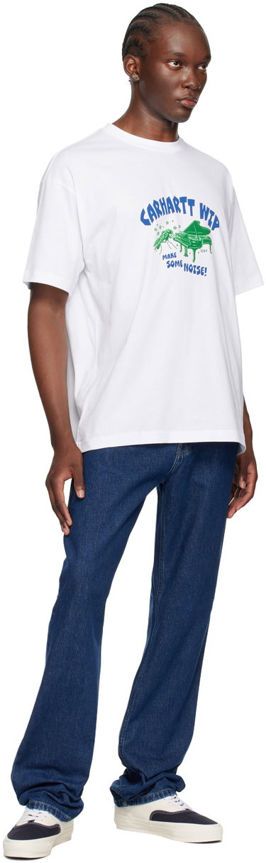 Kavbojke Carhartt WIP Nolan Straight-Leg Jeans Mornarica | I033006, 3
