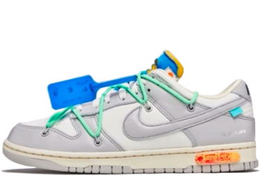 Superge in čevlji Nike Off-White x Dunk Low "Lot 26 of 50" Siva | DM1602-116, 1