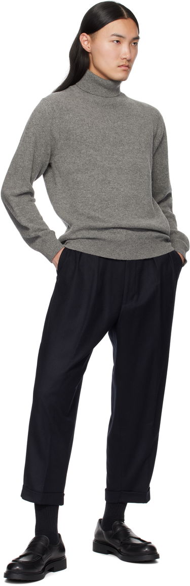 Pleteni pulover BEAMS BEAMS PLUS 9G Turtleneck Sweater Siva | 38150147156, 3