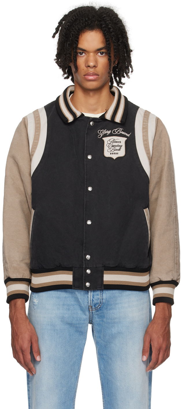 Bomber jakna Rhude Glory Bound Bomber Jacket Črna | RHPF23JA16163682, 0