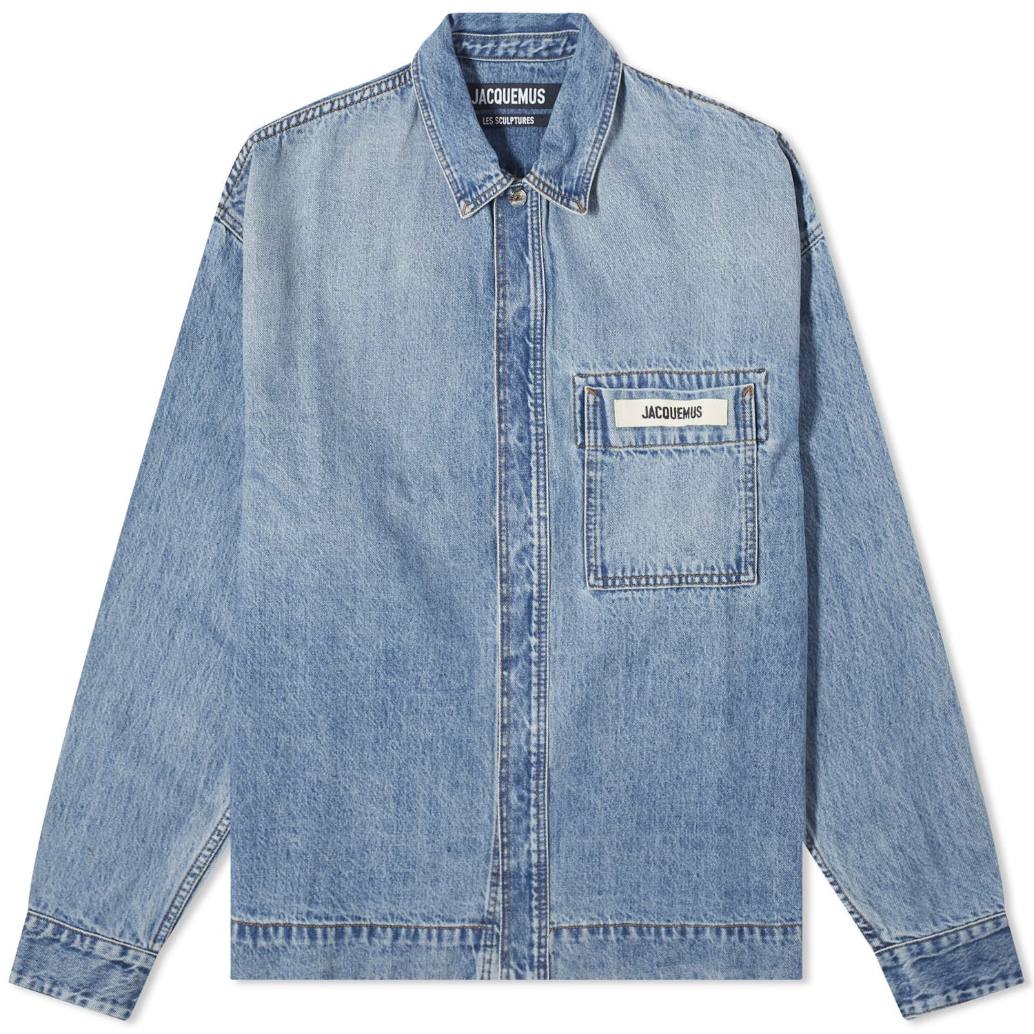 Srajce Jacquemus De-Nimes Denim Overshirt Modra | 24E245DE033-1521-33C, 0