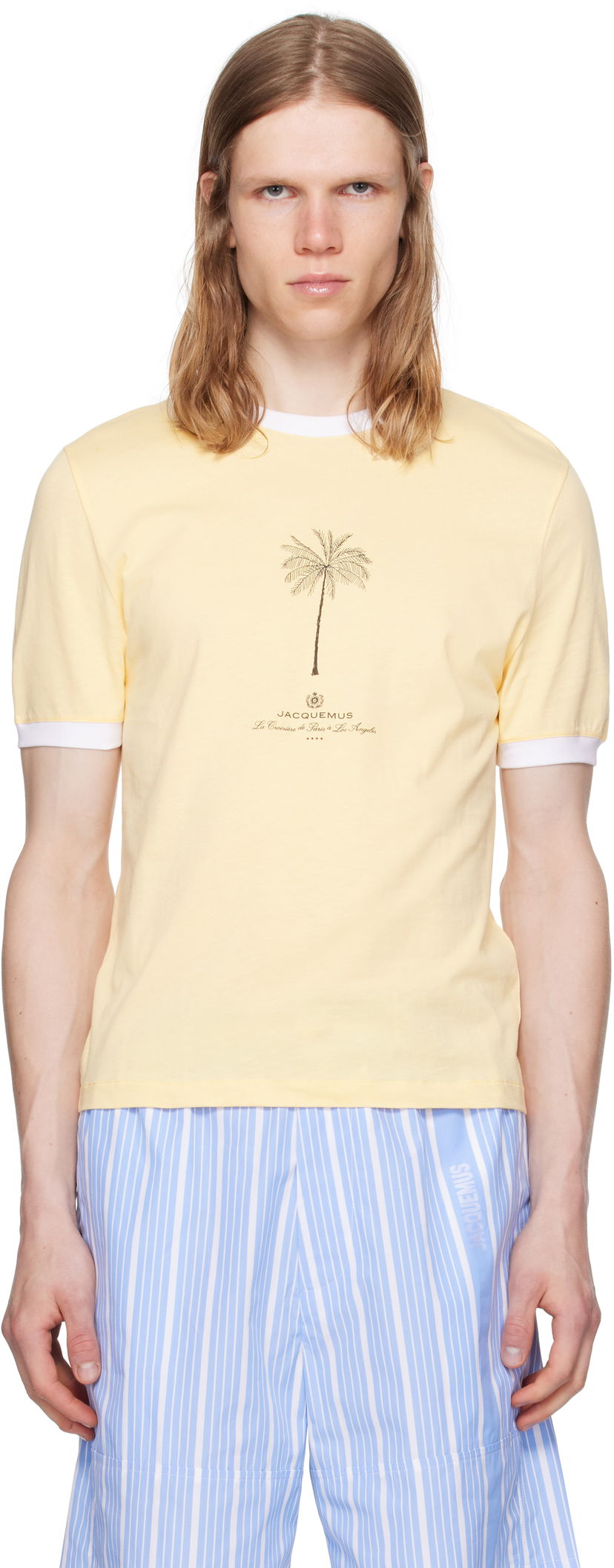 Majica Jacquemus Jacquemus 'The Venice' T-Shirt Rumena | 25E255JS281-2463